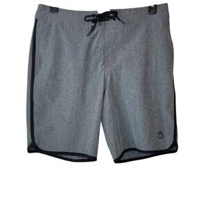 HOLLISTER Watersport Hybrid Shorts Swim Trunks in Gray and Black Men's 32 Waist